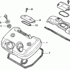 VT600C Крышка головки цилиндров
