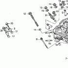 VT600C Головка цилиндра передняя