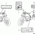 VT750CD2 Предупредительные таблички