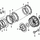 VT750CD2 Сцепление