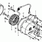 VT750CD2 Крышка картера левая