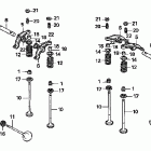 VT750DC Распредвал и клапана