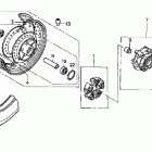 VT750DC Заднее колесо