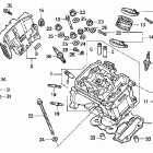 VT750DC Головка цилиндров передняя