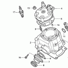 CR125R ГОЛОВКА ЦИЛИНДРА