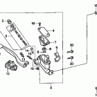 CR500R Главный тормозной цилиндр передний