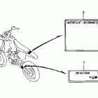 CR80R Предупредительные таблички