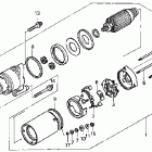 GL1500CF ПУСКОВОЙ ЭЛЕКТРОДВИГАТЕЛЬ