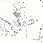 GL1500SE Тормозной цилиндр