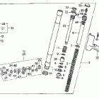 GL1500SE Передняя вилка