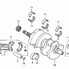 VFR800FI КОЛЕНЧАТЫЙ ВАЛ