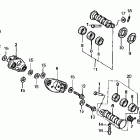 VT600C Подножки