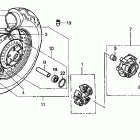 VT750CD2 Заднее колесо