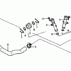 VT750CD2 Патрубки охлаждения