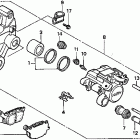 VT1100C2 Задний тормозной суппорт