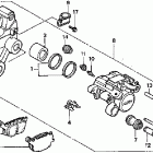 VT1100D2 Задний тормозной суппорт