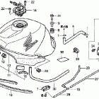 CBR1100XX Топлевный бак 97-98