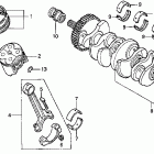 CBR600F3 КОЛЕНЧАТЫЙ ВАЛ