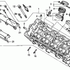 CBR600F3 ГОЛОВКА ЦИЛИНДРА
