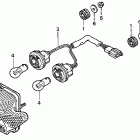 CBR600F3 Задний фонарь