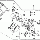 CBR900RR Задний тормозной суппорт
