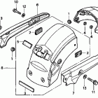 GL1500CT Заднее крыло
