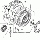 GL1500CT Заднее колесо