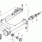 VT1100C2-2 Vt1100c2 swingarm