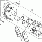VT600C Передний тормозной суппорт