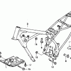 XR100R Рама