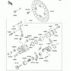 KFX 250 Mojave (KSF250-A15) Rear brake(ksf250-a15-a17)