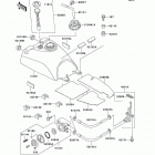 Prairie 300 (KVF300-B3) ТОПЛИВНЫЙ БАК