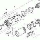 GL1500A ПУСКОВОЙ ЭЛЕКТРОДВИГАТЕЛЬ