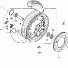 GL1500SE Заднее колесо