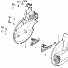 GL1500SE Front wheel cover