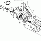 CR80R КОЛЕНЧАТЫЙ ВАЛ