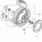 GL1500SE Заднее колесо