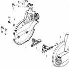 GL1500SE Front wheel cover