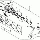 ST1100 Задний тормозной суппорт