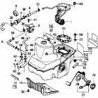 ST1100 ТОПЛИВНЫЙ БАК