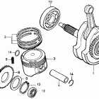 XR250L КОЛЕНЧАТЫЙ ВАЛ