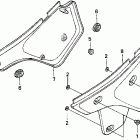 XR250L БОКОВАЯ КРЫШКА