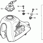 XR250L ТОПЛИВНЫЙ БАК