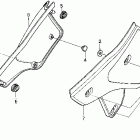 XR250R БОКОВАЯ КРЫШКА