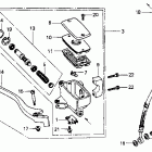VT600C Главный тормозной цилиндр передний