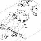 GL1500SE Air duct set 90