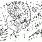GL1500SE Задний кожух картера