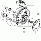 GL1500SE Rear wheel 90-91