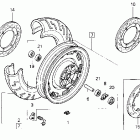 GL1500SE Переднее колесо