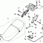 NX250 DOMINATOR Сидение